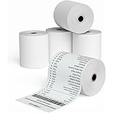 Jayard 2-1/4" X 85' Thermal Paper Rolls for Credit Card -2.25 x 85 ft Thermal Paper Rolls, 58mm Cash Register Rolls - Premium Register Tape Pos Thermal Printer Paper (5 Rolls)