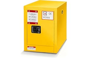 Flammable Liquids Fireproof Leakproof, Shelf Flammable Storage Cabinet, for Commercial Industrial 1UZ