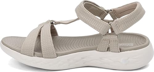 Skechers womens On-the-go 600 Brilliancy Sport Sandal, Natural