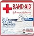 Band-Aid Brand Of First Aid Products Mirasorb Gauze Sponges For Cleaning Wounds, 4 Inches By 4 Inches, 50 Count