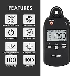 Quantum PAR Meter Full-Spectrum High Precision PPFD