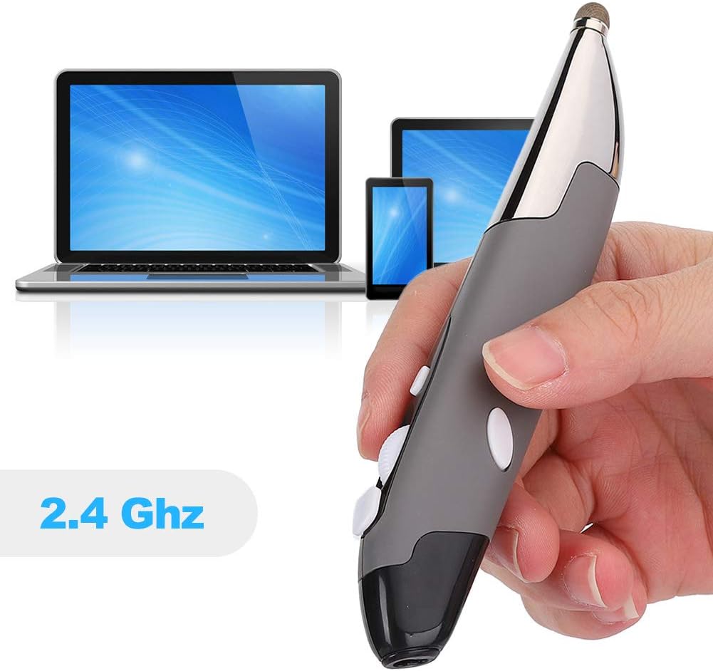 Wireless Pocket Pen Mouse, Adjustable 800/1200/1600dpi USB Light Pen for Laptops Tablets, Smartphones - Image 3
