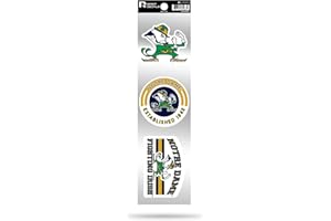 Rico Industries NCAA 3-Piece Retro Spirit Decals Retro Decal Set