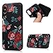 YOKIRIN iPhone Xs Case (2018), Printed Floral Shock-Absorption Soft TPU Rubber Skin Gel Bumper Crystal Colorful Butterfly Anti-Scratch Fingerprint Ultra Thin Slim Protective Cover for iPhone X 2017