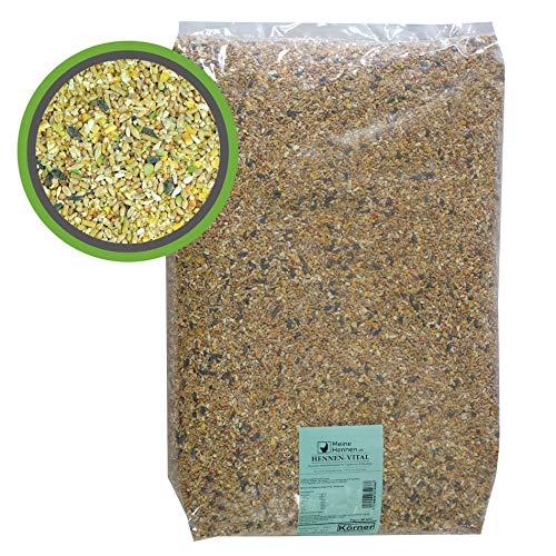 Meine Hennen, HENNEN VITAL 30 kg Premium Hühnerfutter und Wachtelfutter, Körnerfutter, Geflügelfutter, Hennenfutter Alleinfutter für Hühner, Wachteln, Legehennen – Bild 5