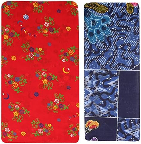 Ram Printing Mills Women's Cotton Lungis (Multi-Coloured, Set of 2)