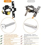 HeavenBird Mortrise Long Throw Gate Lock for Wood Doors 50mm Thick 5 Keys view 4
