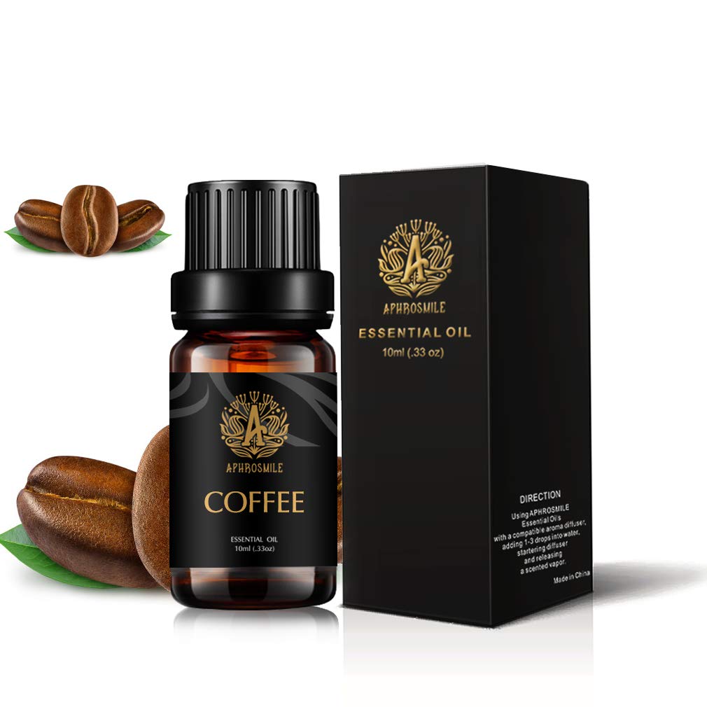 Aromatherapy Coffee Essential Oil for Diffuser, Coffees Scent Essential Oil for Humidifier, Essential Oils for Home, 10ml Aromatherapy Coffee Oil for Soap Making