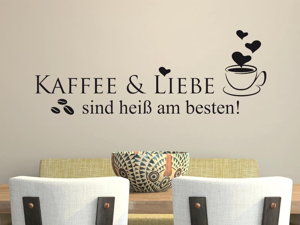 GRAZDesign Wandtattoos Küche Esszimmer Kaffeetasse, Aufkleber für Küche