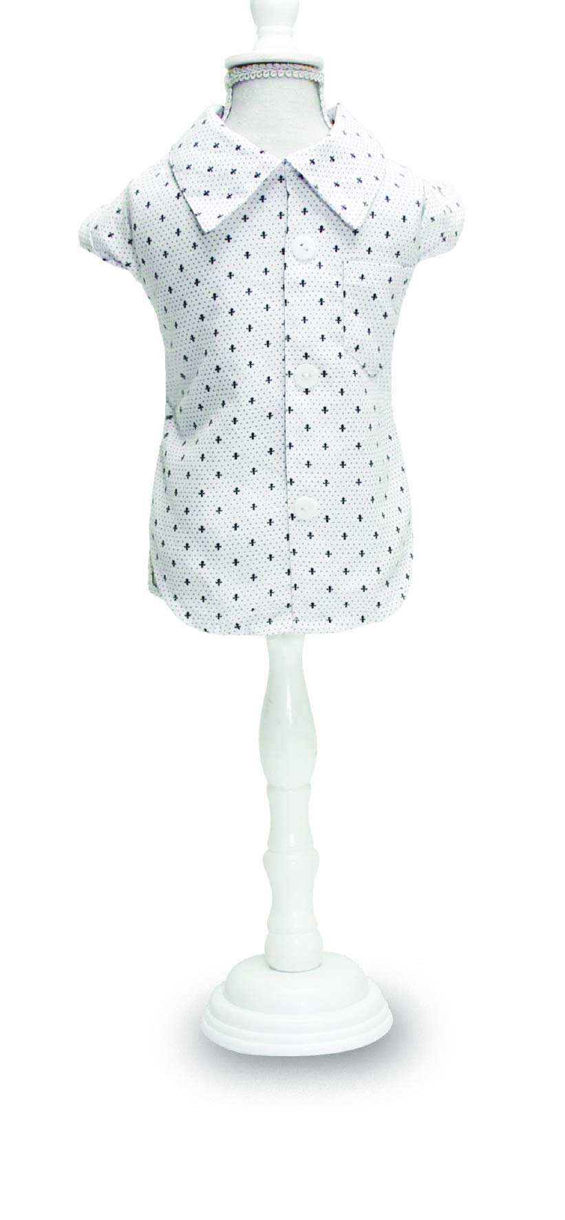 Croci C7274149 Fleur-De-Lis Dog Shirt, 40 cm