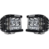 Rigid Industries D-SS PRO - Spot - Dual Side Shooter - Set of 2 - Black Housing