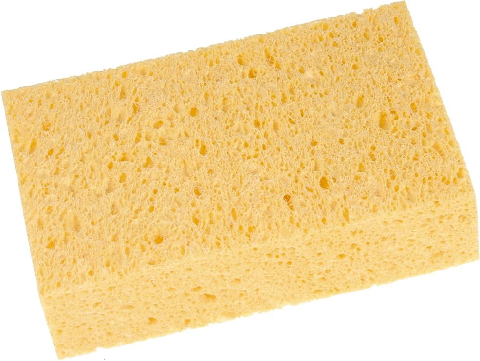 HAROMAC Utility Sponge Cleaning Pads, 200 x 120 x 60 mm, 02501200, Yellows