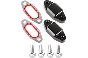 CNRAQR LS Engine Oil Cooler Bypass Cover Block off Plate Compatible with Gen III IV LS Engine Replace OE#12577903(No Sensor Ports)