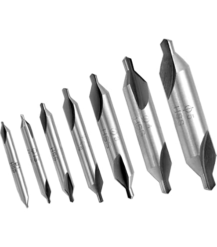 5-teiliges HSS Zentrierbohrer-Set – Für Metall, Holz, Kunststoff