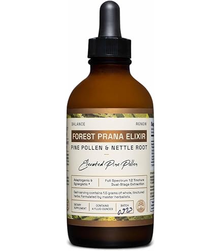 Amazon.com: Forest Prana Elixir Pine Pollen and Nettle Root