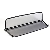 Wind Deflector for BMW 4-Series F33 (2014-2020) - Foldable - with Quick Release Fastener - Black | Windstop | Wind Blocker