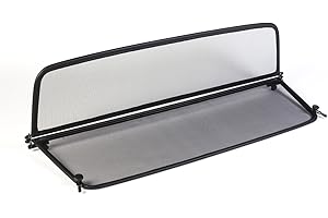 Wind Deflector for BMW 4 Series F33 (2013 Onwards) - Foldable - with Quick Release Fastener - Black | Windstop | Wind Blocker