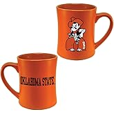 RFSJ Oklahoma State Cowboys Ceramic 16oz Sculpted Mug – Official Team Logo Coffee Cup – Handwash Recommended – Individually Boxed