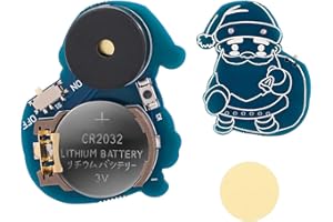 BTFO Cricket Noise Maker, Santa Claus Style Annoying Noise Machine Cricket Noise Items with 16 Sounds Noise Beeping Maker Hidden Cricket Noise Stuff for Home School Party (Blue)