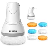 BUSHIPIN Body Sculpting Machine Electric Cellulite Massager 6 Pads, Handheld Full Body Massage Machine for Back/Abdomen/Butt/Leg/Arms Deep Massage Relax, Rotaion Vibration Anti Cellulite