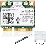 7260HMW 7260ac Wireless LAN PCIe Wi-Fi Card BT4.0 802.11ac Half Mini PCI-E Card