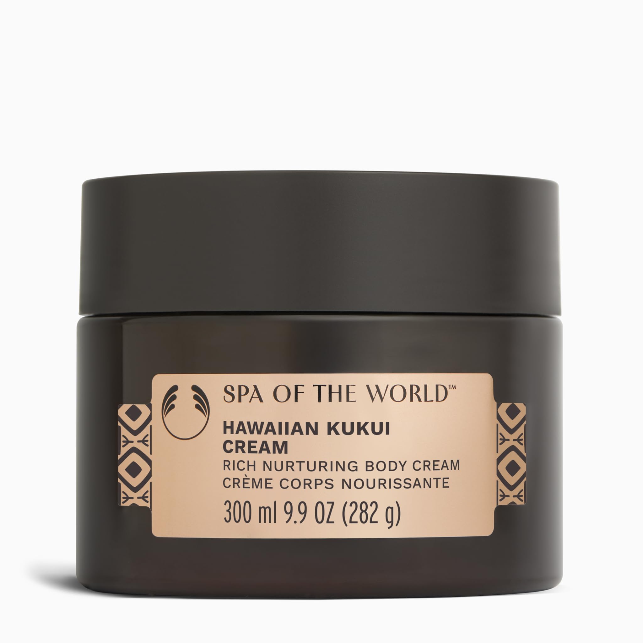 The Body Shop Spa of the World Hawaiian Kukui Body Cream (1x 300ml), Luxurious Body Moisturiser with Kukui Oil, Shea Butter & Brazil Nut Oil, Rich Floral Cream for Velvety Soft Skin, Vegan