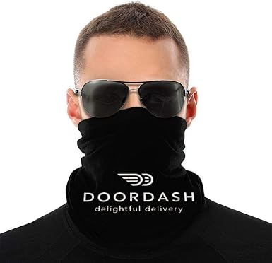 Doordash Delightful Delivery Unisex Multifunctional Seamless Bandana Face Mask Neck Gaiter Headwear Tube Mask Scarf White At Amazon Women S Clothing Store