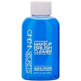 Cinema Secrets Original Blue Vanilla Makeup Brush Cleaner Solution - Professional Cleanser for Makeup Brushes - Quick-Drying, Rinse-Free Formula - Removes Stubborn Waterproof Make Up (4 fl oz)
