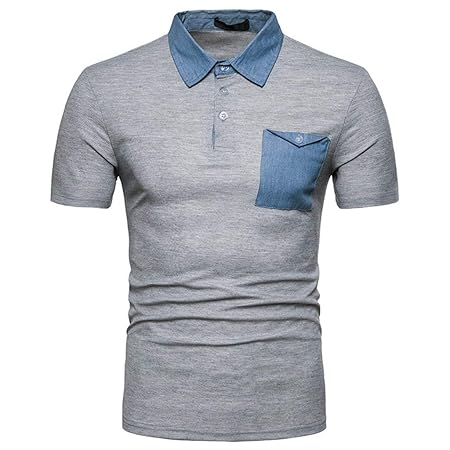 CICIYONER Poloshirts Herren polohemd Mens Casual Summer Umlegekragen Kurzarm T-Shirt Tops Bluse