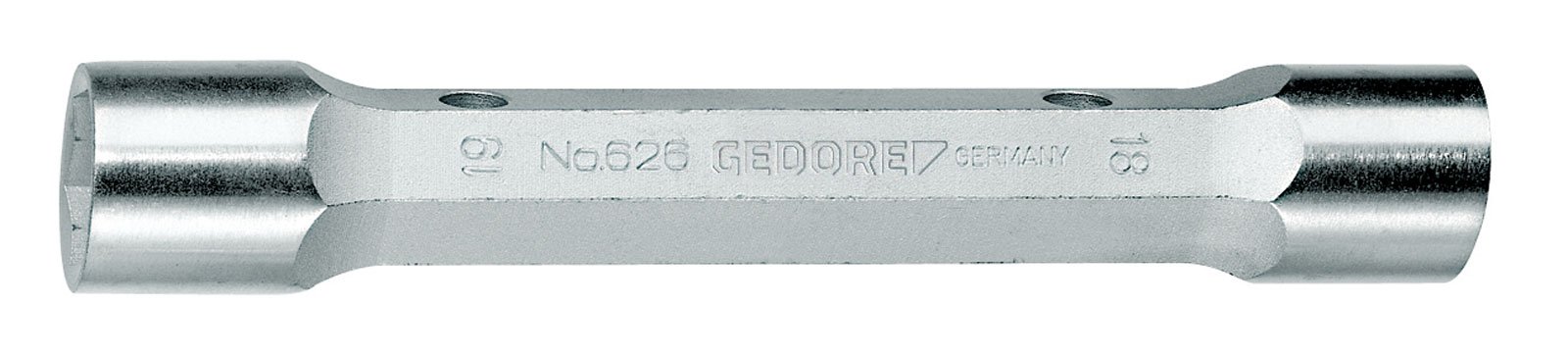 Gedore Pipe Spanner Massive, Hex 18 x 19 mm Double – 626 18 x 19