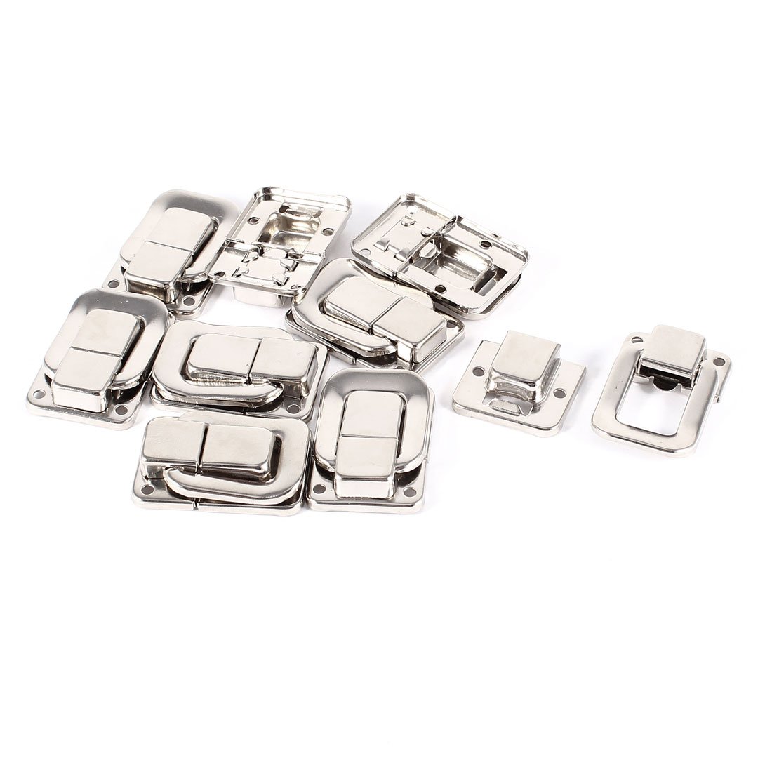 Sourcingmap Drawer Toolbox Toggle Latch/Catch/Hasp, Silver Tone, 9-Piece