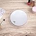 FRCOLOR 10X Magnifying Mirror with 3 Suction Cups, Cosmetic Make Up Mirror Pocket Mirror Travel Makeup Mirror 5.9 Inch, Used for Precise Makeup - Eyebrows/Tweezing (White)