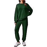 PINSPARK Two Piece Sets for Women Sweatsuit Drawstring Cargo Jogger Sets with 4 Pockets 2025 Airport Outfits Fall Tracksuit