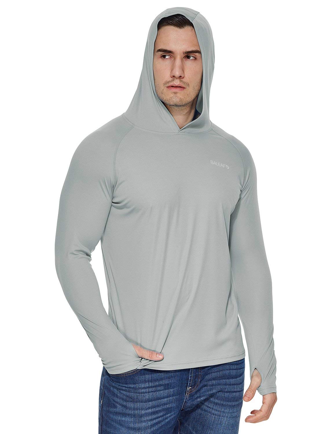 Clothing, Shoes & Jewelry BALEAF Mens UPF 50 Sun Protection Hoodie Long