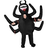 Morph Spider Costume for Kids, Inflatable Spider Costume, Blow Up Costumes for Kids, Boys Inflatable Costumes
