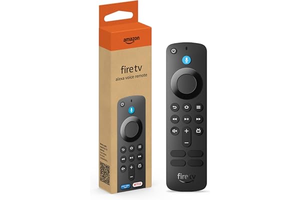Amazon Fire TV Alexa Voice Remote (newest model) with TV controls, requires compatible Fire TV device