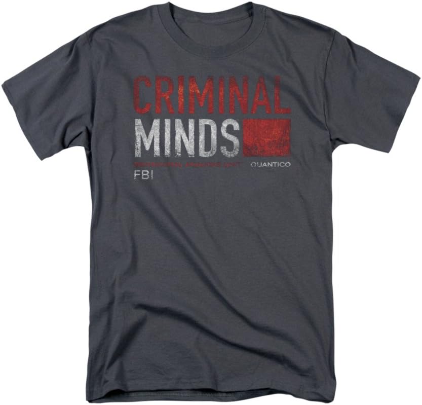 Criminal Minds TV Show CBS Title Card Adult T-Shirt Tee