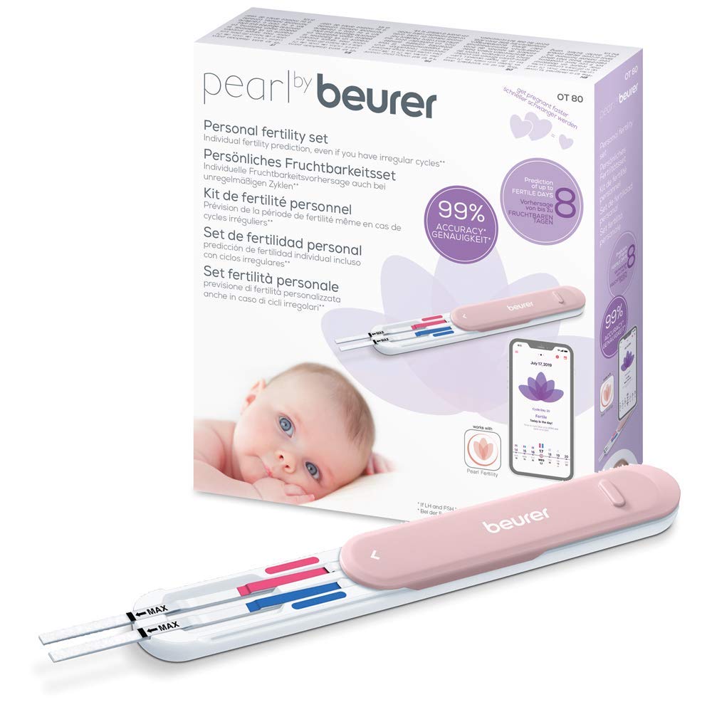 Pearl by Beurer Fertility Tracker, Fertility Monitor For Natural Family Planning, Track Your Cycle And Calculate Your Ovulation Up To 8 Fertile Days