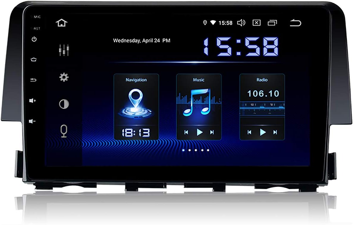 Dasaita 9" Android Car GPS Radio for Honda Civic 2015 2016 2017 2018 Audio Video Player 4G RAM 64G ROM Build in Carplay/Android Auto