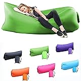 DERJLY Inflatable Lounger Air Sofa Hammock for