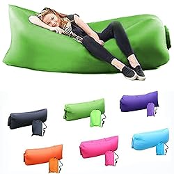 DERJLY Inflatable Lounger Air Sofa Hammock for