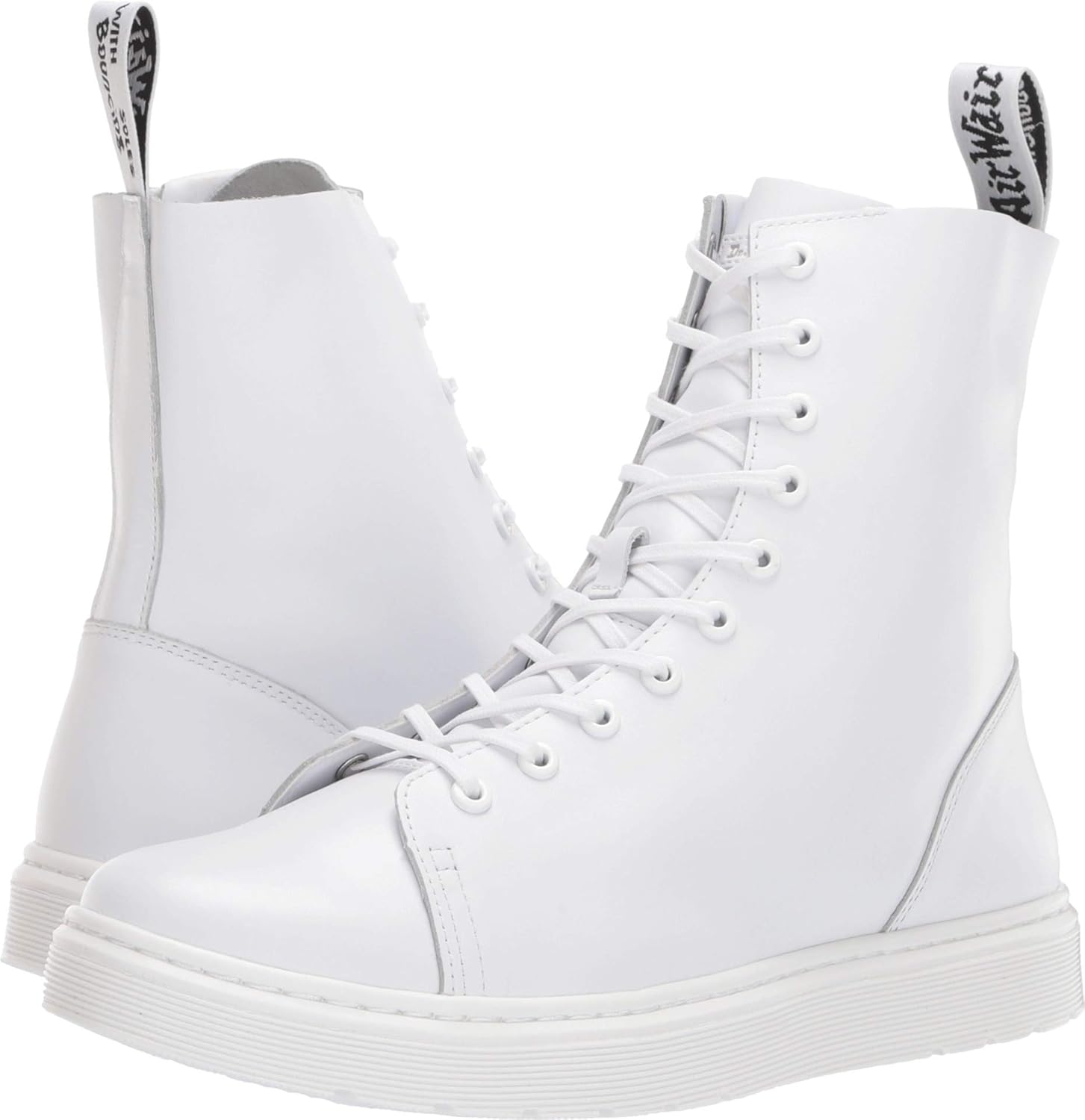white lace doc martens