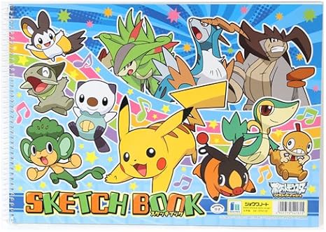 Amazon Co Jp ポケットモンスター Bw スケッチブック B柄 ホビー