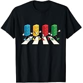 Building Blocks Zebra - Brick Builder Block Building T-Shirt