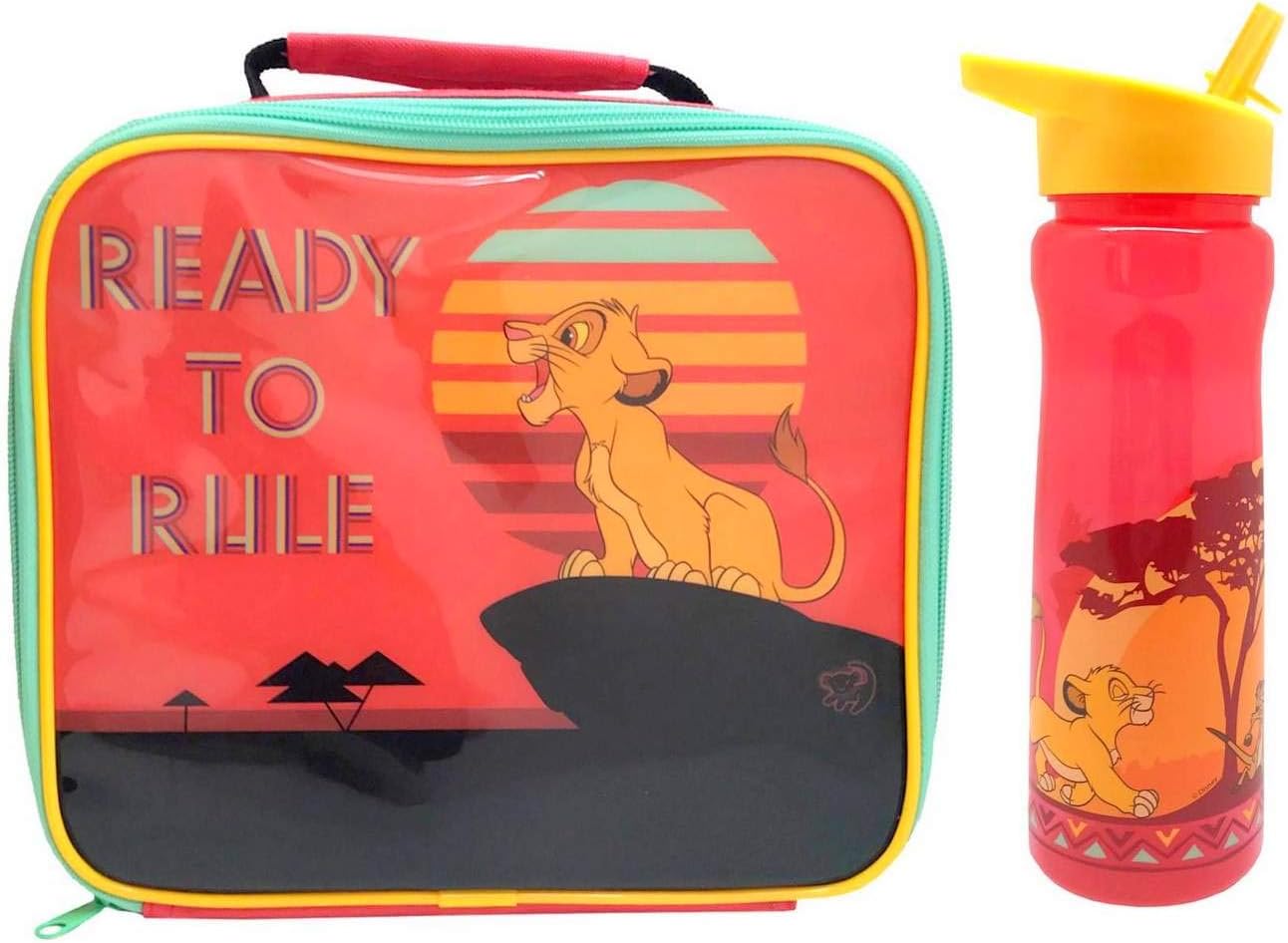 Disney The Lion King Insulated Lunch Bag and Sports Bottle (600ml)