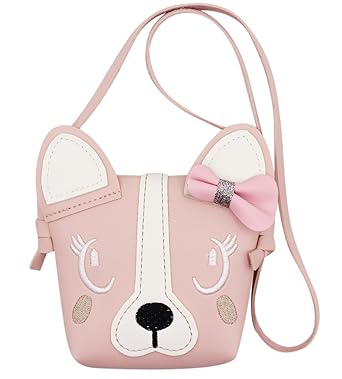 Bags us Bags us Fashion Cute Dog Bowknot Single Shoulder Bag Coin Purse Small Crossbody Satchel handbags Wallet