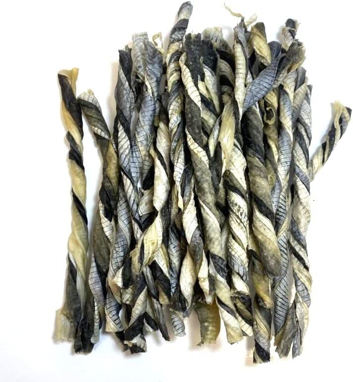 Dried Fish Twists 100g 100% Natural Dog Treats Chews A Natural Source of Omega 3 and Collagen CLD