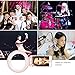 Selfie Ring - Yarrashop Portable LED Selfie Ring Light Clip with 48 Led Bulbs-on Supplementary Lighting Night Darkness Selfie Enhancing Photography for iPhone and Other Smartphones, Tablets (Pink)