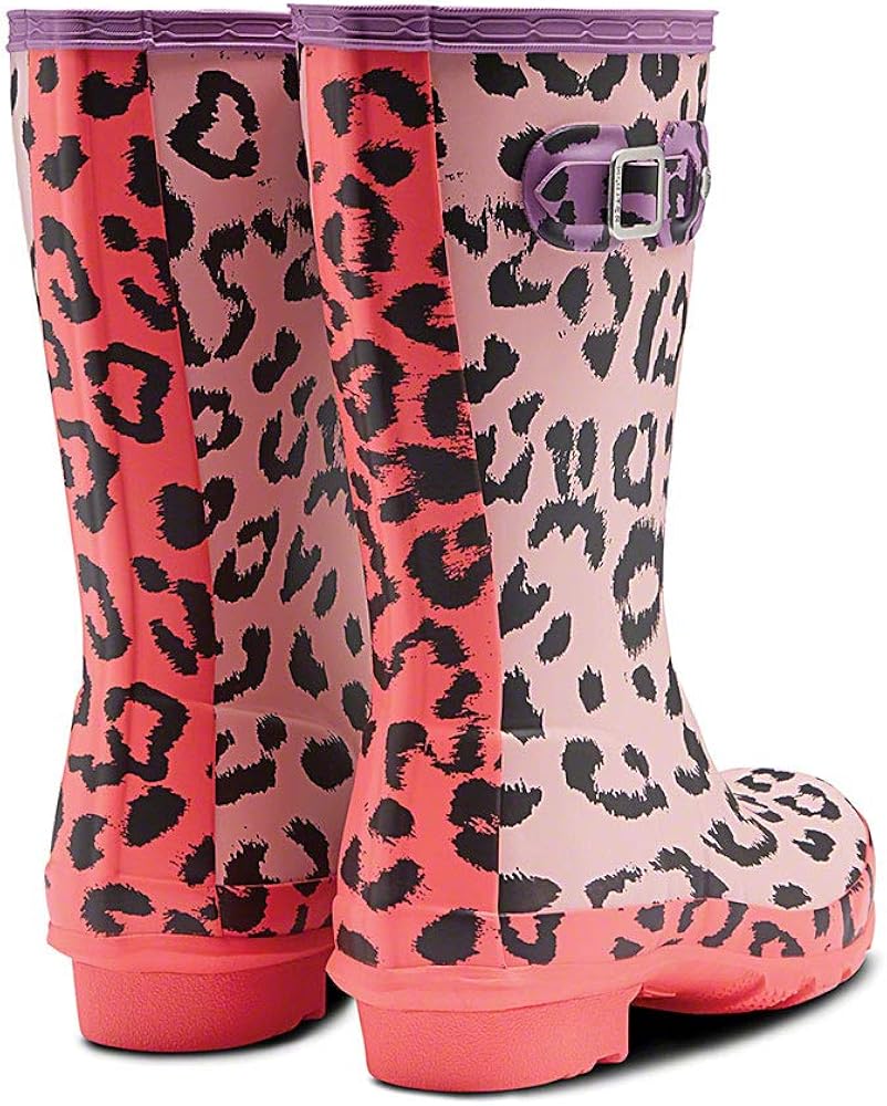 hunter leopard print wellies