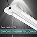 Amico 4 Pack Linkable LED Shop Lights for Garage, 4FT 4000LM 5000K Daylight Double Integrated LED Garage Light